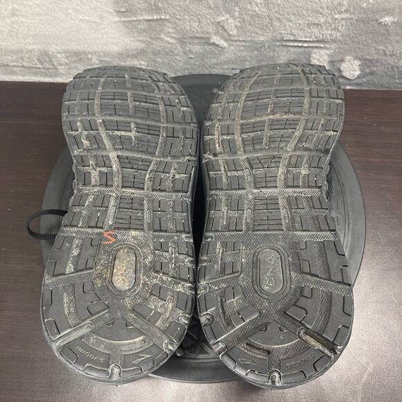 Brooks Addiction 14 Men's Size 10D Black Running Lace Up Shoes NO INSOLES - Picture 10 of 10